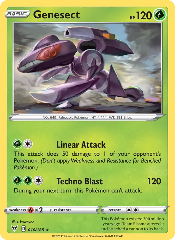 Genesect 16/185 Vivid Voltage
