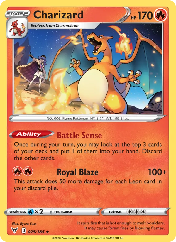 Charizard 25/185 Vivid Voltage