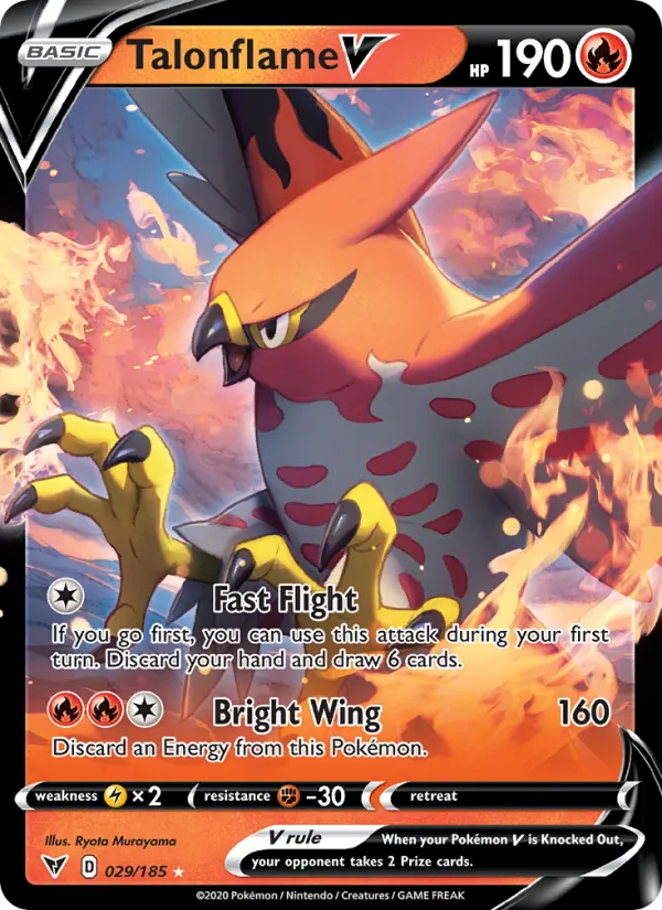 Talonflame V 29/185 Vivid Voltage
