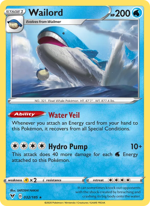 Wailord 32/185 Vivid Voltage
