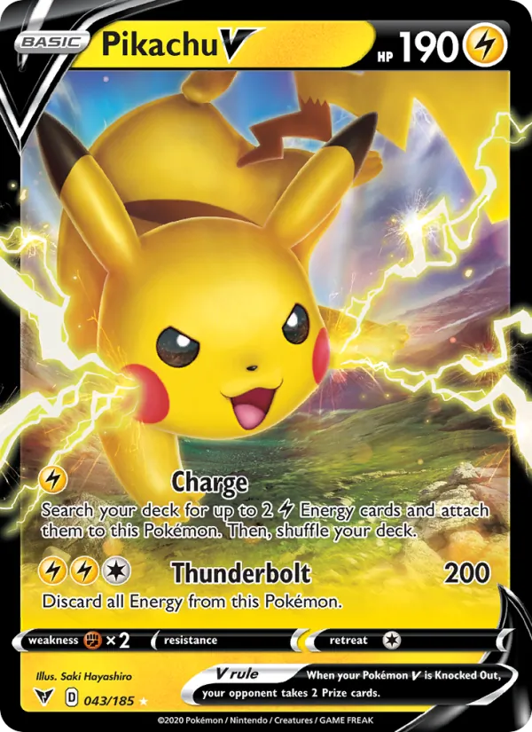 Pikachu V 43/185 Vivid Voltage