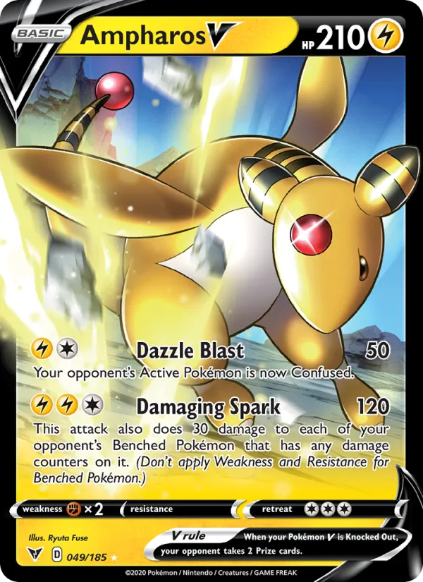 Ampharos V 49/185 Vivid Voltage