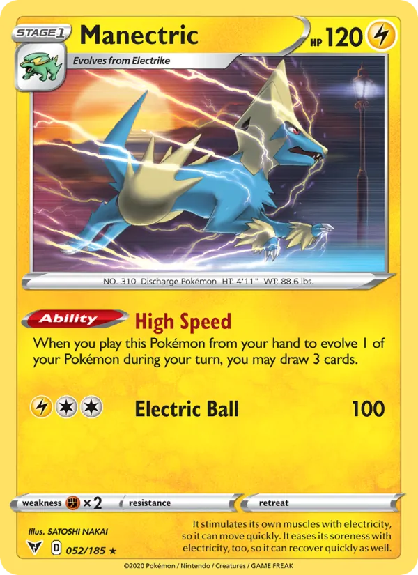 Manectric 52/185 Vivid Voltage