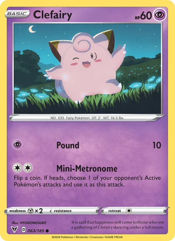 Clefairy 63/185 Vivid Voltage