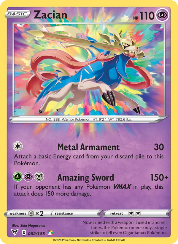 Zacian 82/185 Vivid Voltage