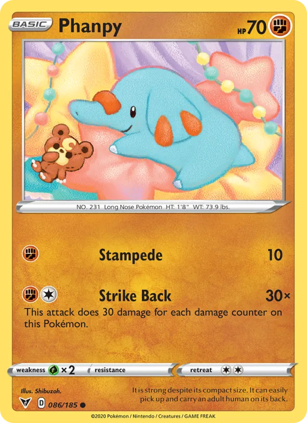 Phanpy 86/185 Vivid Voltage