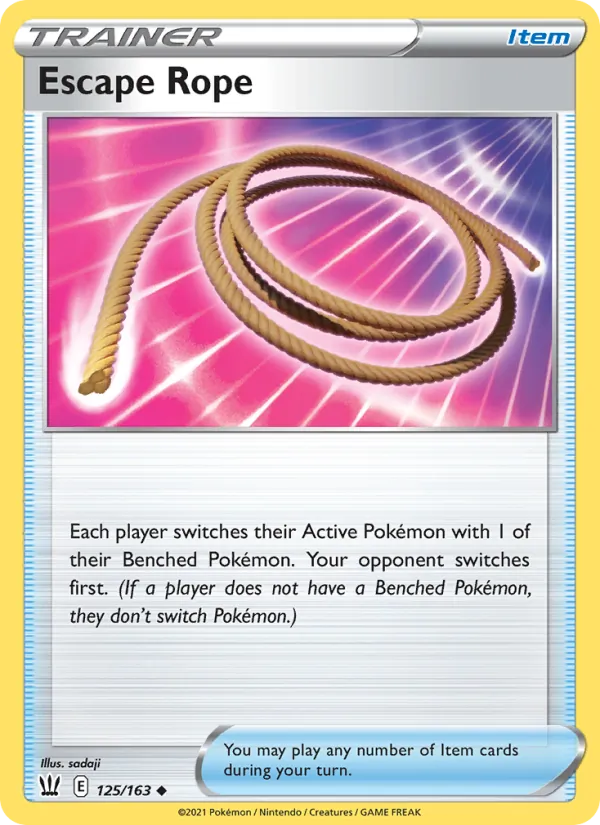 Escape Rope 125/163 Battle Styles