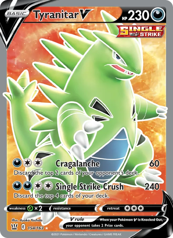 Tyranitar V 154/163 Battle Styles