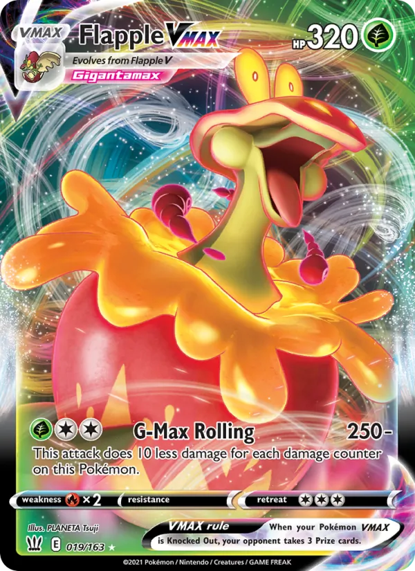 Flapple VMAX 19/163 Battle Styles