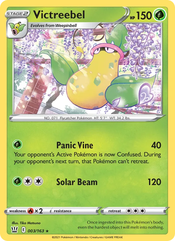Victreebel 3/163 Battle Styles
