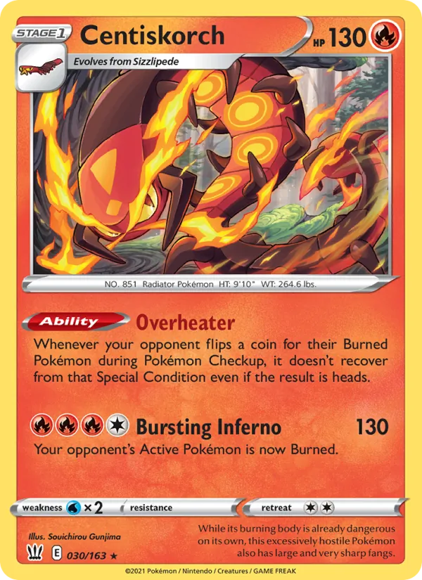 Centiskorch 30/163 Battle Styles