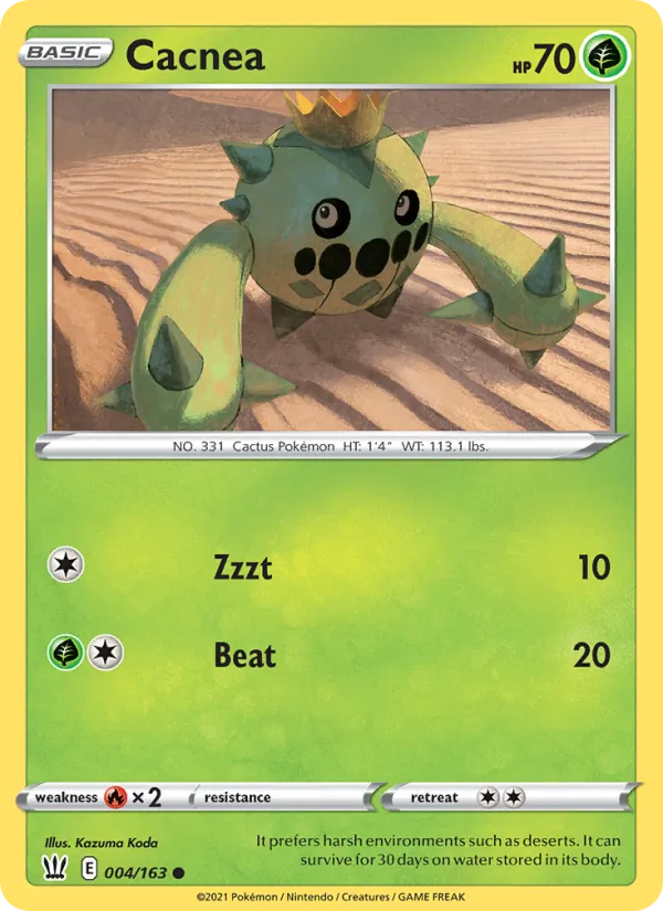 Cacnea 4/163 Battle Styles