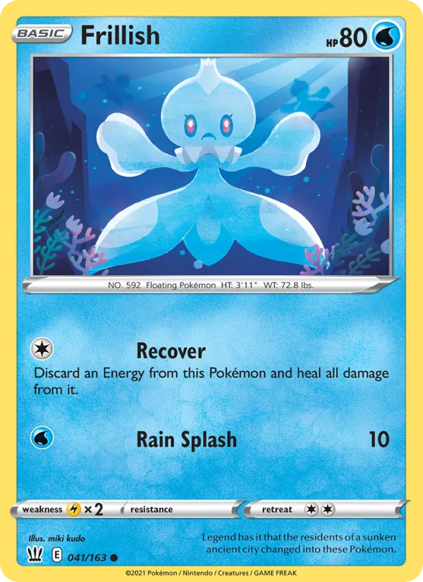 Frillish 41/163 Battle Styles