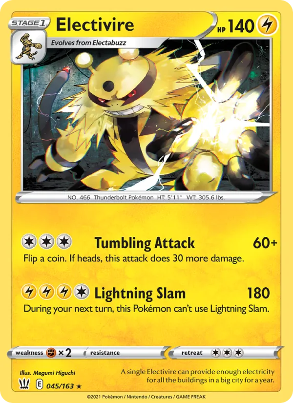 Electivire 45/163 Battle Styles