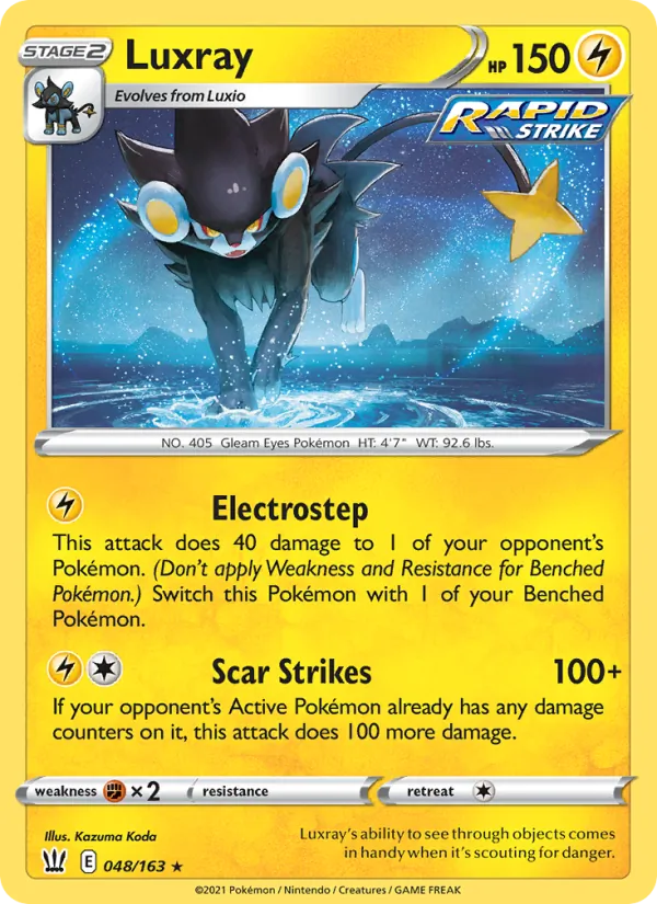 Luxray 48/163 Battle Styles