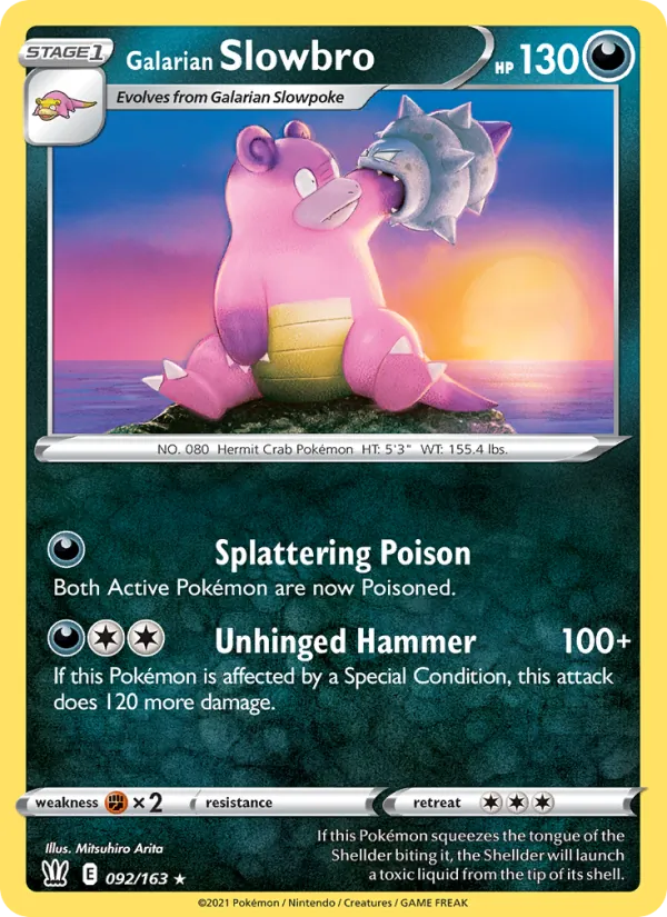 Galarian Slowbro 92/163 Battle Styles