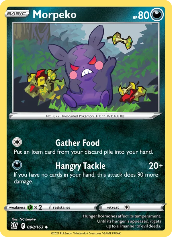 Morpeko 98/163 Battle Styles