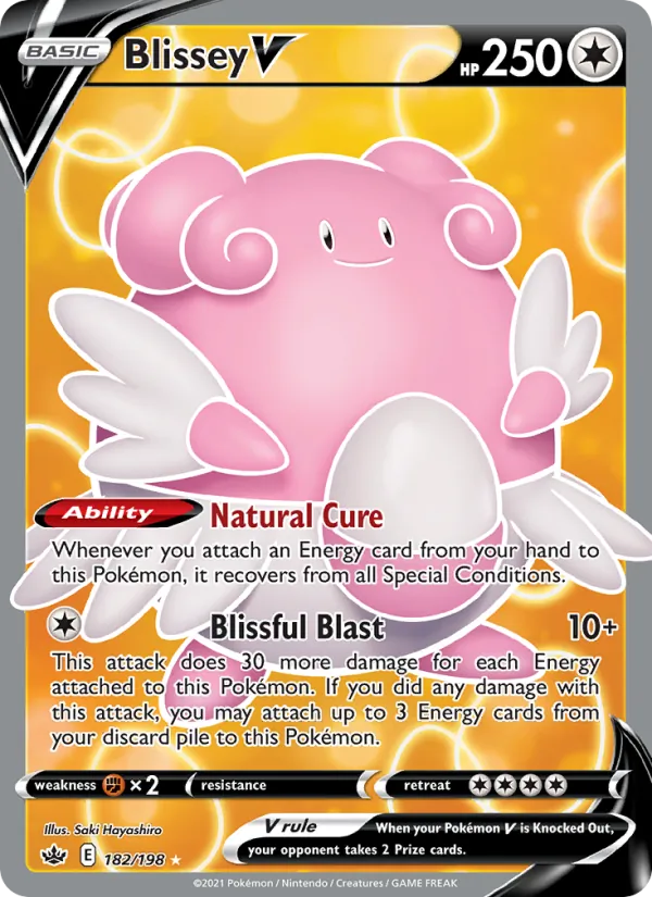 Blissey V 182/198 Chilling Reign