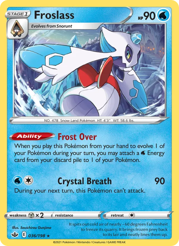 Froslass 36/198 Chilling Reign