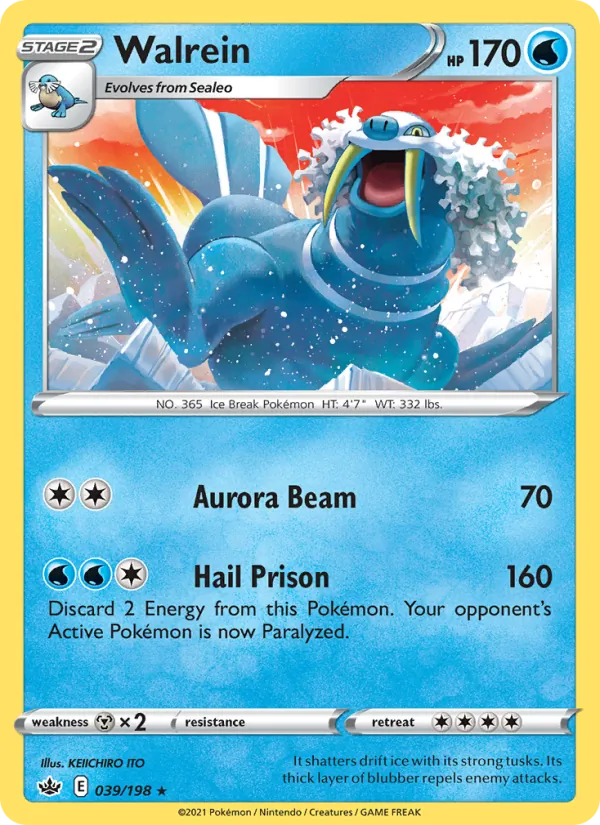 Walrein 39/198 Chilling Reign