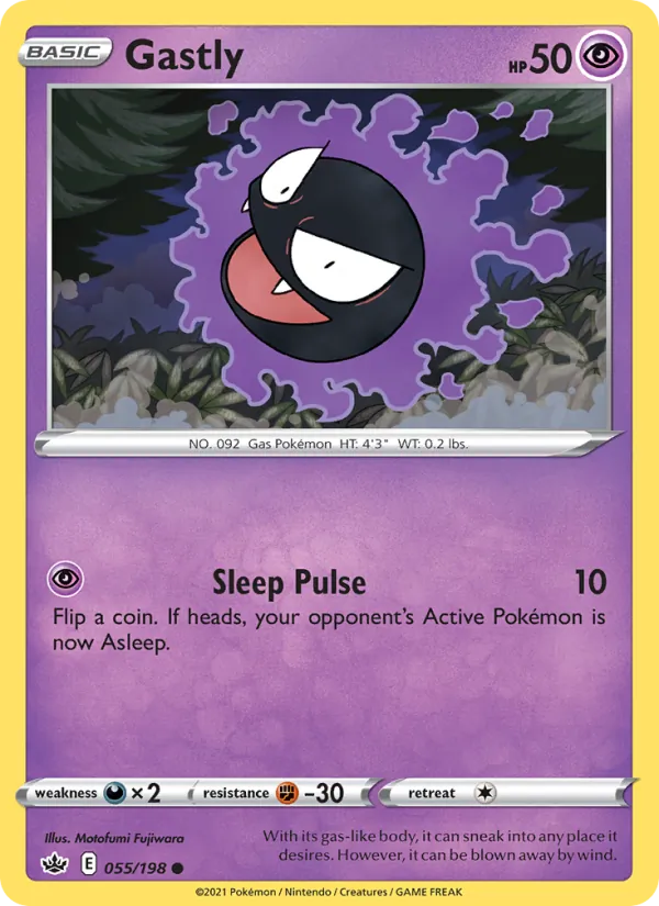 Gastly 55/198 Chilling Reign