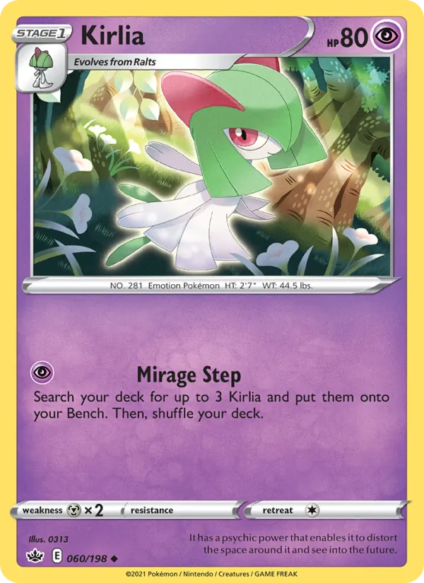 Kirlia 60/198 Chilling Reign
