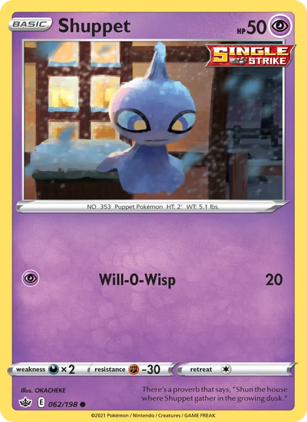 Shuppet 62/198 Chilling Reign
