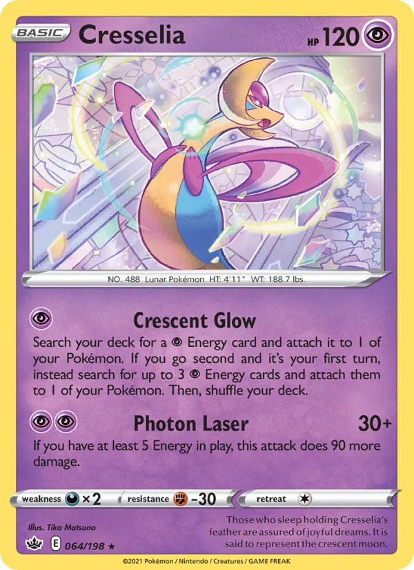 Cresselia 64/198 Chilling Reign
