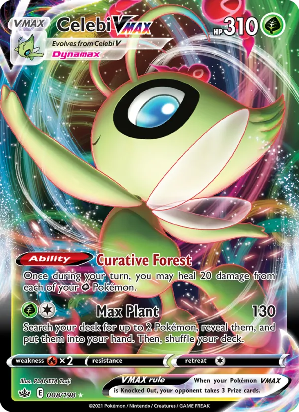 Celebi VMAX 8/198 Chilling Reign