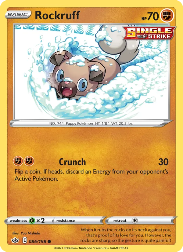 Rockruff 86/198 Chilling Reign