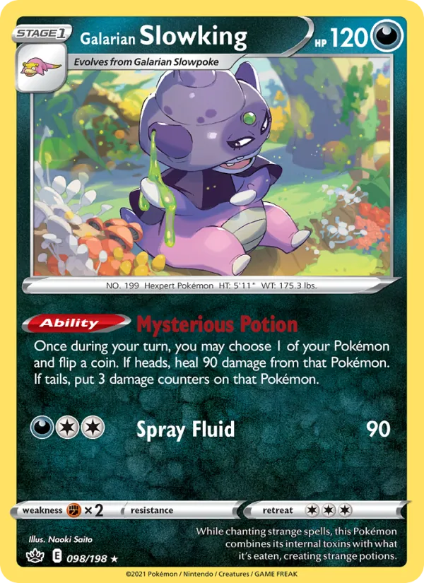 Galarian Slowking 98/198 Chilling Reign