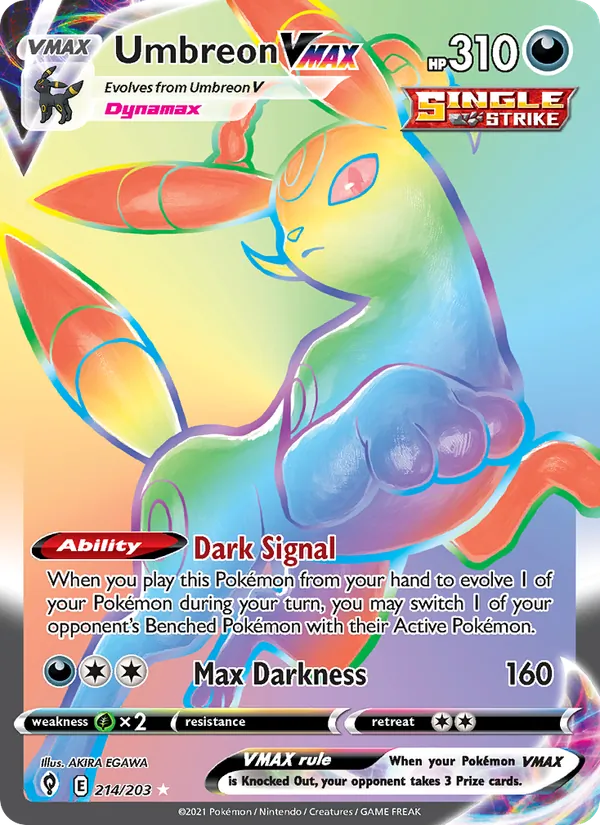 Umbreon VMAX 214/203 Evolving Skies