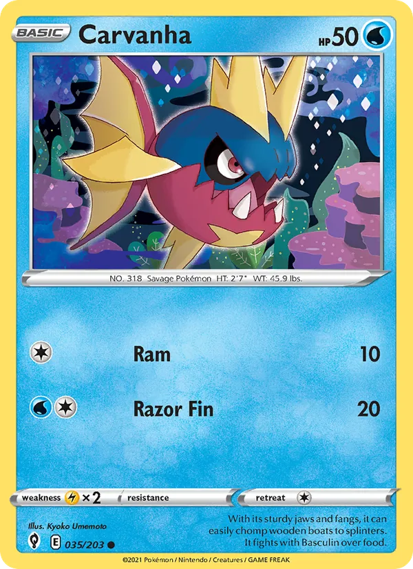 Carvanha 35/203 Evolving Skies