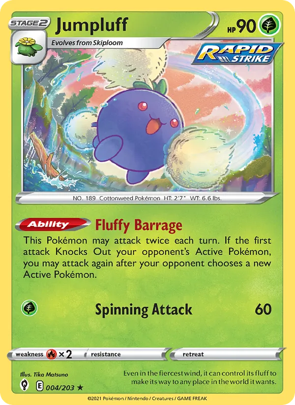 Jumpluff 4/203 Evolving Skies