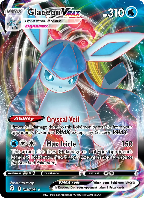 Glaceon VMAX 41/203 Evolving Skies
