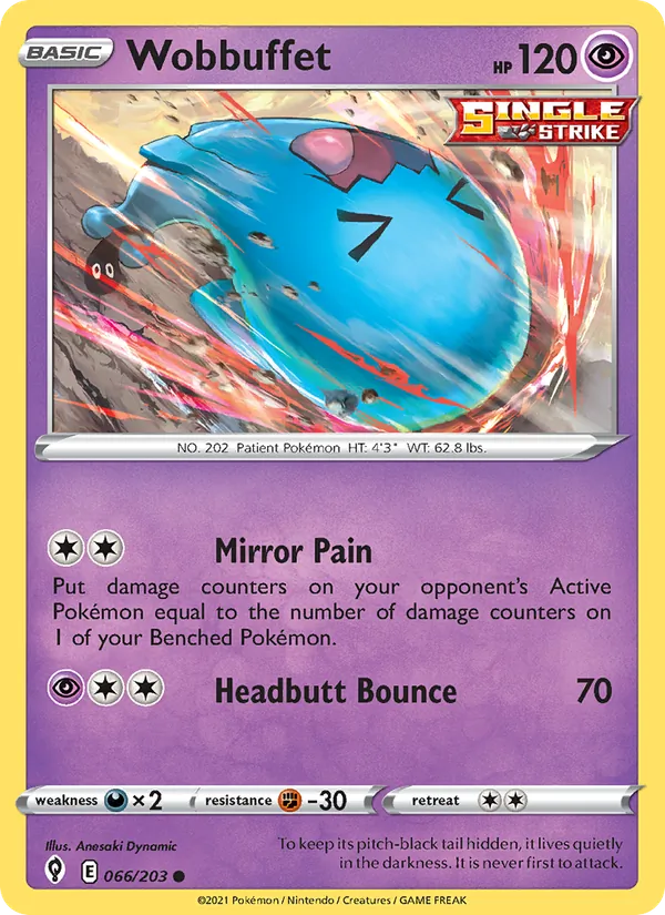 Wobbuffet 66/203 Evolving Skies