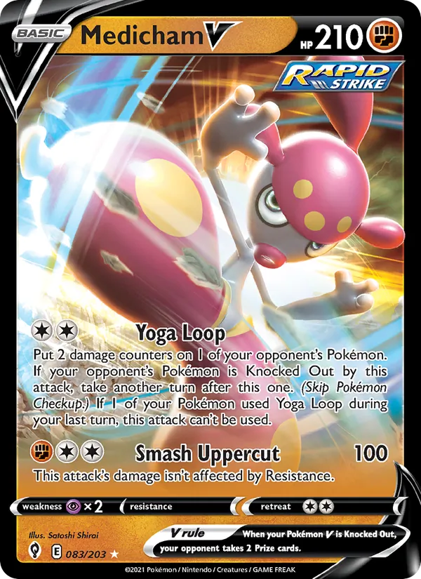 Medicham V 83/203 Evolving Skies