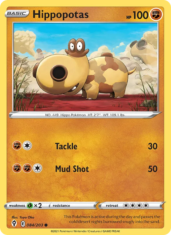 Hippopotas 84/203 Evolving Skies