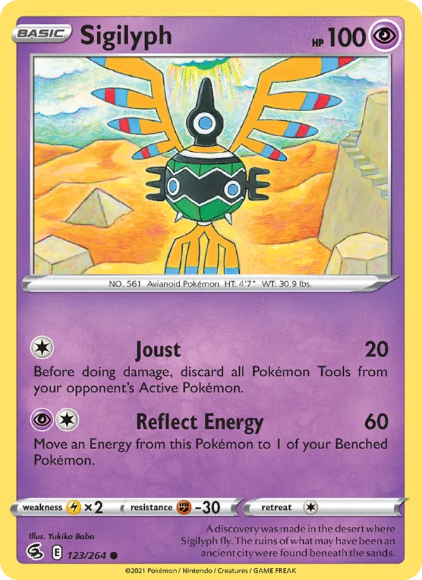 Sigilyph 123/264 Fusion Strike