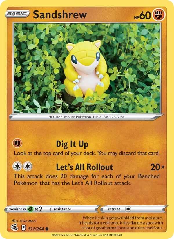 Sandshrew 131/264 Fusion Strike