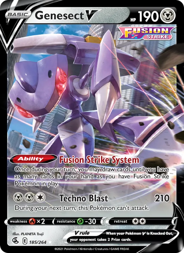 Genesect V 185/264 Fusion Strike