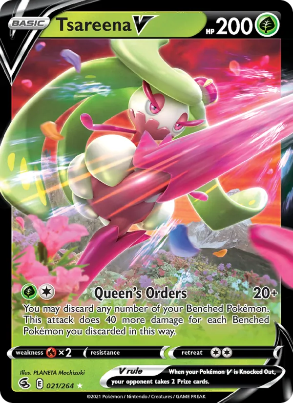 Tsareena V 21/264 Fusion Strike