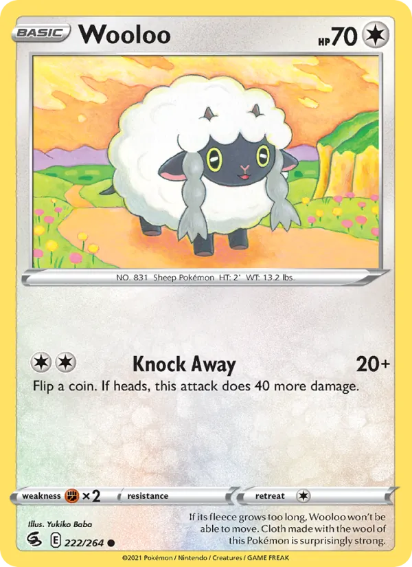 Wooloo 222/264 Fusion Strike