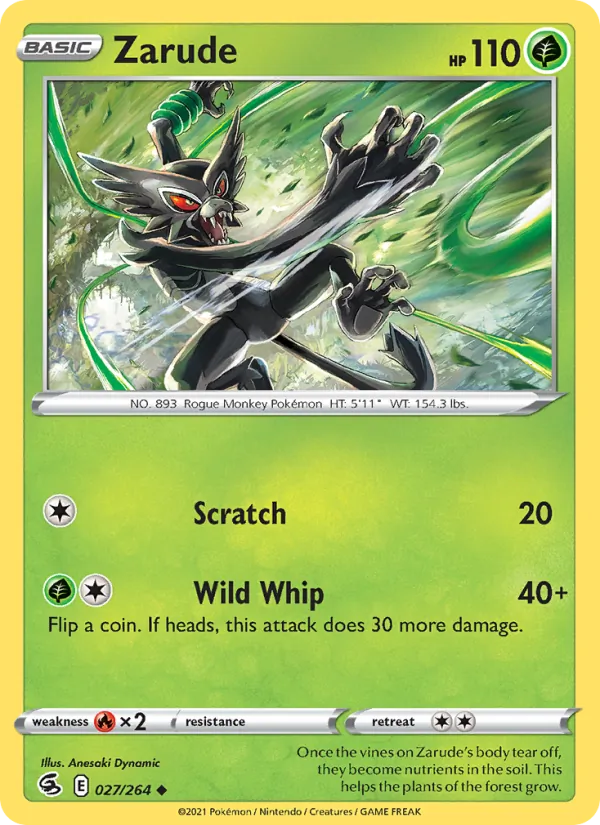 Zarude 27/264 Fusion Strike