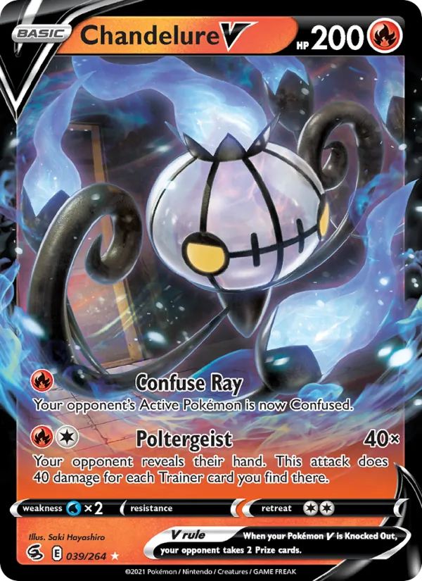 Chandelure V 39/264 Fusion Strike