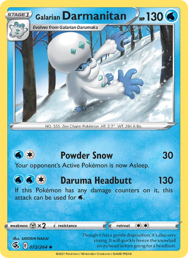 Galarian Darmanitan 72/264 Fusion Strike