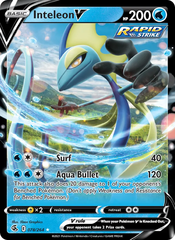 Inteleon V 78/264 Fusion Strike