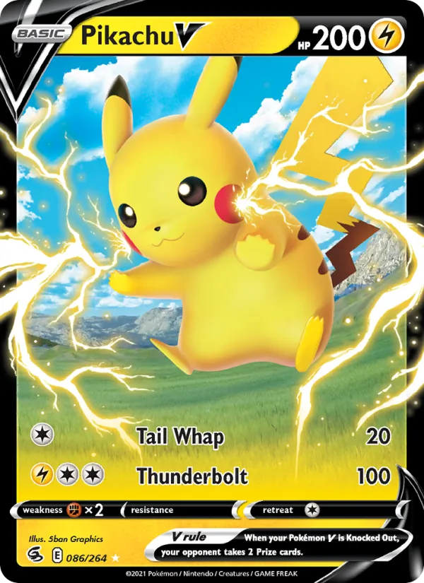 Pikachu V 86/264 Fusion Strike