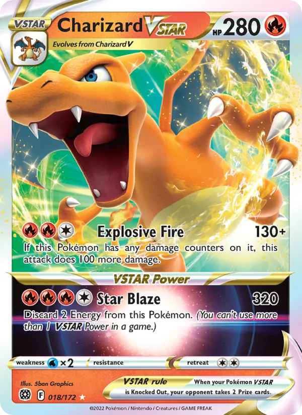 Charizard VSTAR 018/172 Brilliant Stars