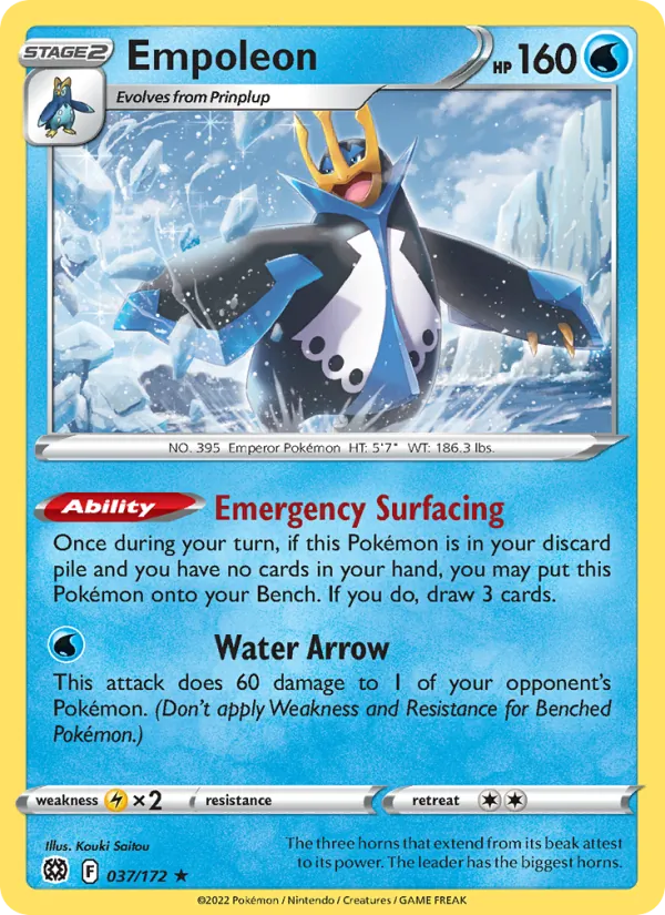 Empoleon 037/172 Brilliant Stars